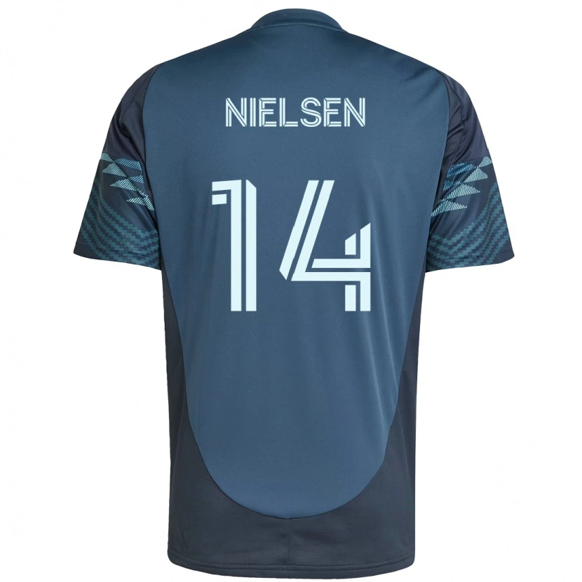 Danxen Mujer Camiseta Taylor Nielsen #14 Verde Blanco 2ª Equipación 2025/26 La Camisa México