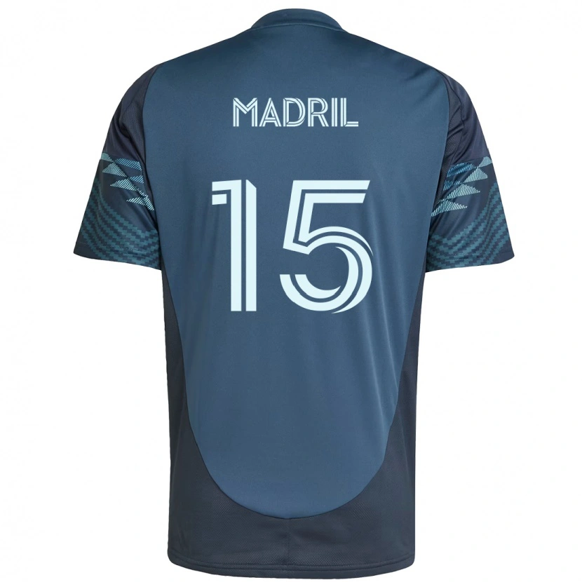 Danxen Mujer Camiseta Emily Madril #15 Verde Blanco 2ª Equipación 2025/26 La Camisa México