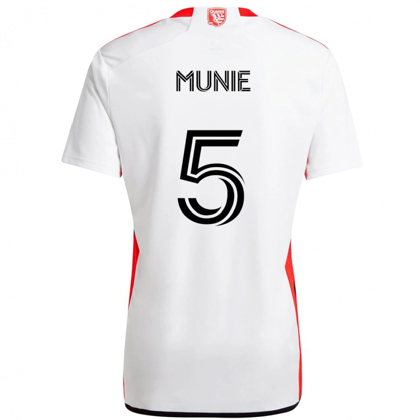Danxen Mujer Camiseta Daniel Munie #5 Negro Azul Oscuro 2ª Equipación 2025/26 La Camisa México