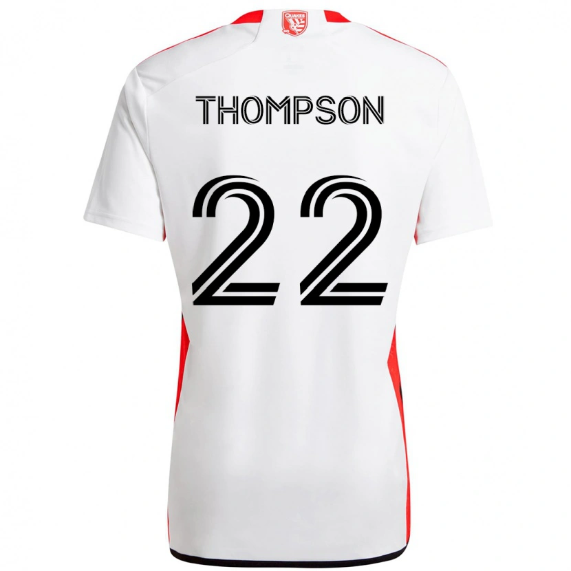 Danxen Mujer Camiseta Tommy Thompson #22 Negro Azul Oscuro 2ª Equipación 2025/26 La Camisa México