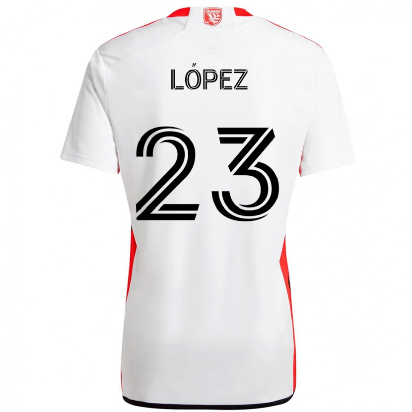 Danxen Mujer Camiseta Hernán López #23 Negro Azul Oscuro 2ª Equipación 2025/26 La Camisa México