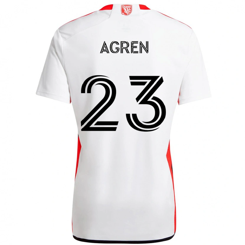 Danxen Mujer Camiseta Oskar Agren #23 Negro Azul Oscuro 2ª Equipación 2025/26 La Camisa México