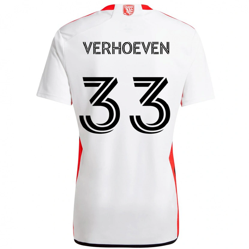 Danxen Mujer Camiseta Oscar Verhoeven #33 Negro Azul Oscuro 2ª Equipación 2025/26 La Camisa México
