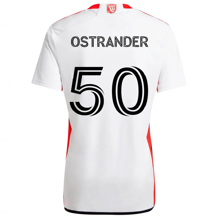 Danxen Mujer Camiseta William Ostrander #50 Negro Azul Oscuro 2ª Equipación 2025/26 La Camisa México