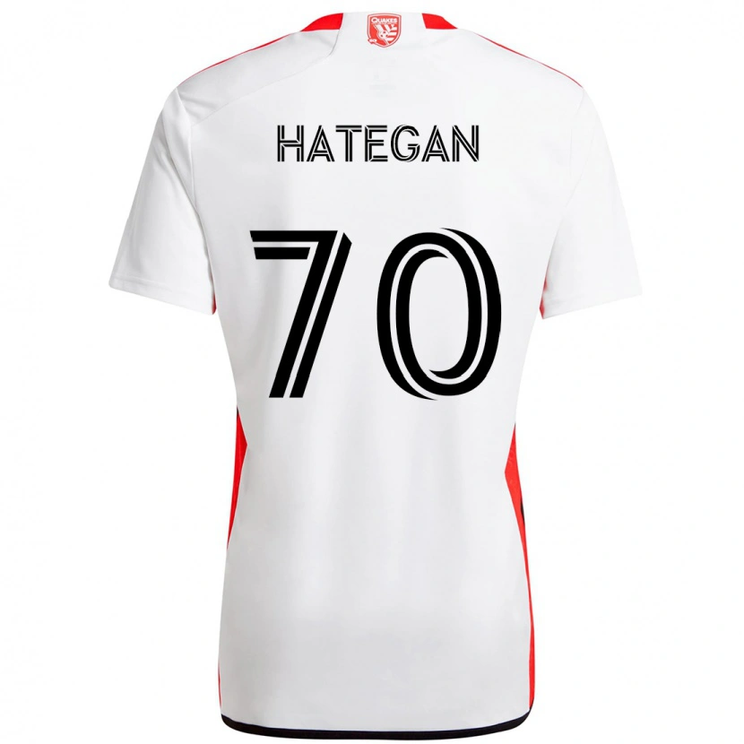 Danxen Mujer Camiseta Roberto Hategan #70 Negro Azul Oscuro 2ª Equipación 2025/26 La Camisa México