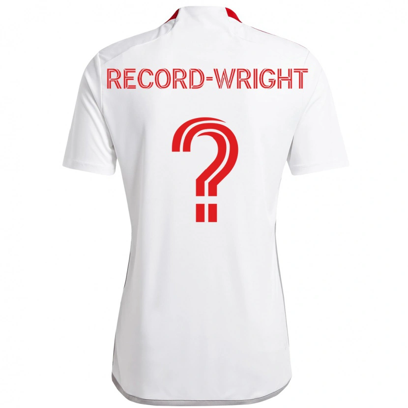Danxen Mujer Camiseta Kemari Record-Wright #0 Rojo Blanco 2ª Equipación 2025/26 La Camisa México