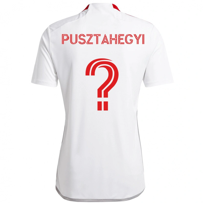 Danxen Mujer Camiseta Tristan Pusztahegyi #0 Rojo Blanco 2ª Equipación 2025/26 La Camisa México