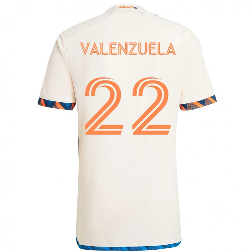 Danxen Mujer Camiseta Gerardo Valenzuela #22 Azul Oscuro Naranja 2ª Equipación 2025/26 La Camisa México