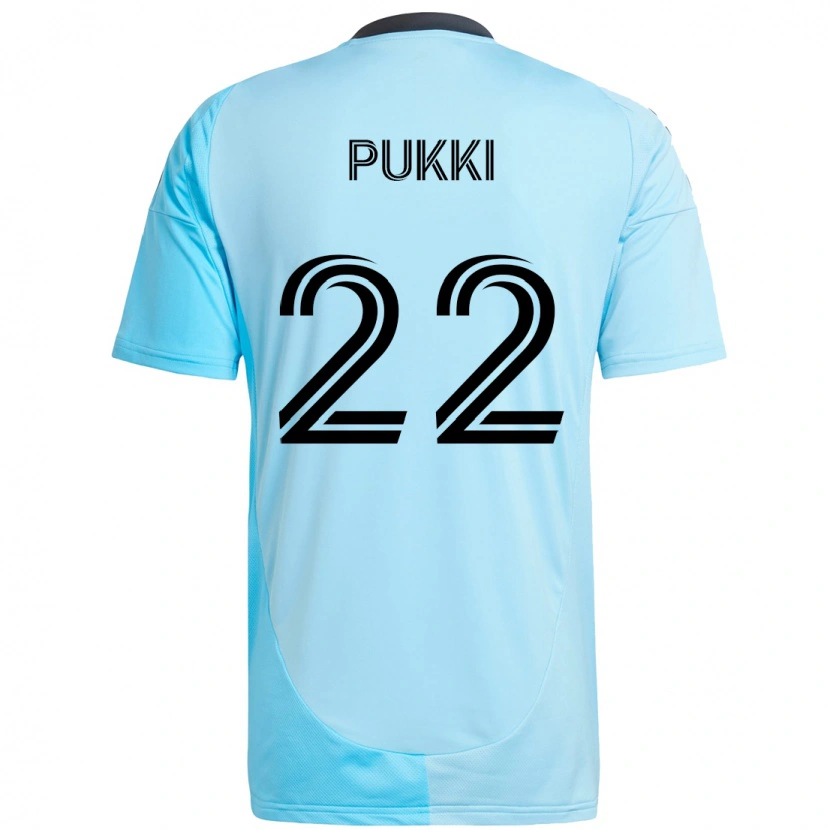 Danxen Mujer Camiseta Teemu Pukki #22 Negro Azul 2ª Equipación 2025/26 La Camisa México