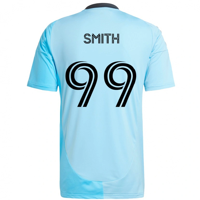 Danxen Mujer Camiseta Jordan Adebayo-Smith #99 Negro Azul 2ª Equipación 2025/26 La Camisa México