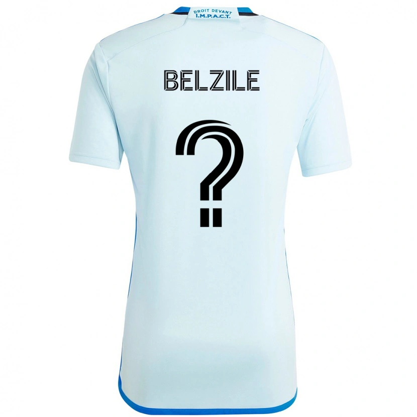Danxen Mujer Camiseta Jean-Christophe Belzile #0 Azul Oscuro Negro 2ª Equipación 2025/26 La Camisa México
