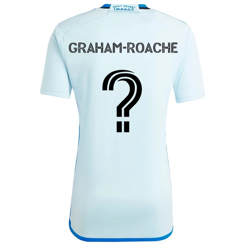 Danxen Mujer Camiseta Owen Graham-Roache #0 Azul Oscuro Negro 2ª Equipación 2025/26 La Camisa México
