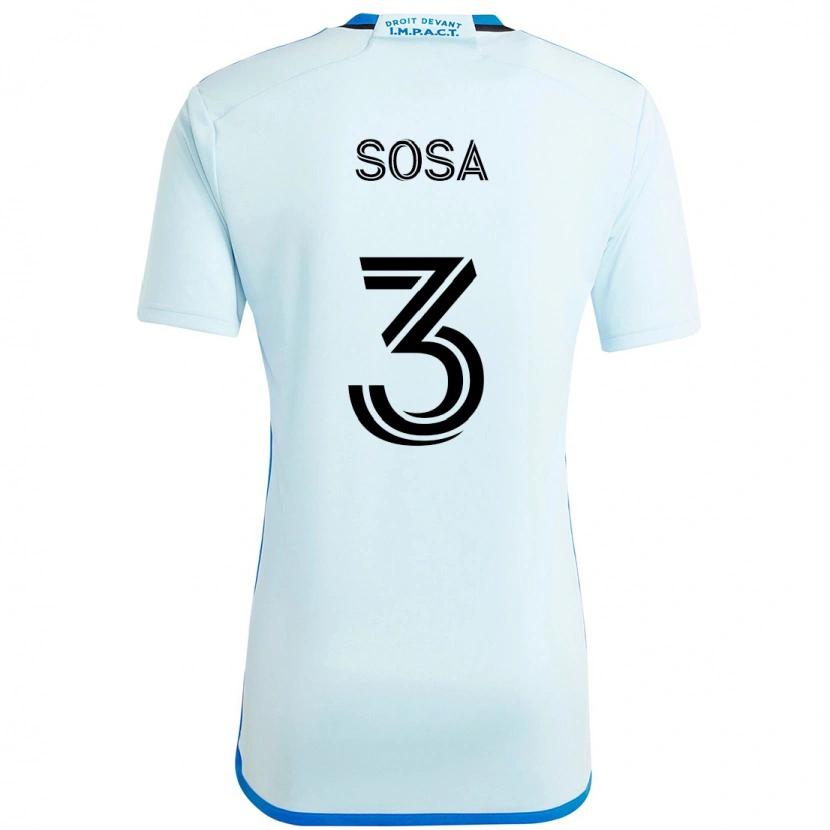 Danxen Mujer Camiseta Joaquín Sosa #3 Azul Oscuro Negro 2ª Equipación 2025/26 La Camisa México