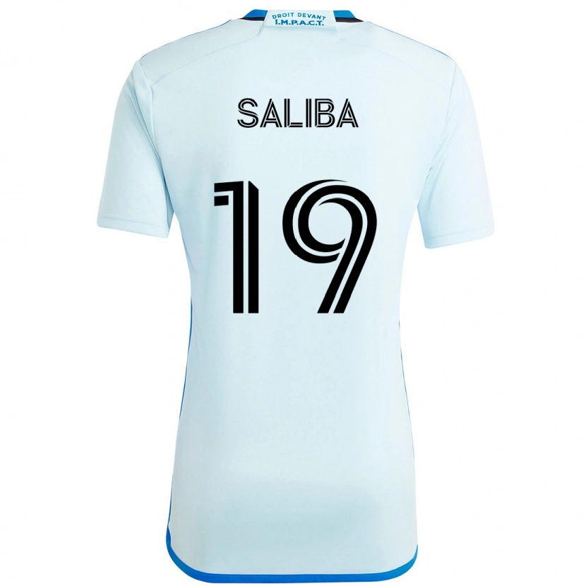 Danxen Mujer Camiseta Nathan-Dylan Saliba #19 Azul Celeste Azul Oscuro 2ª Equipación 2025/26 La Camisa México