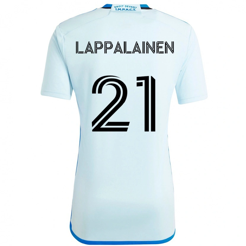 Danxen Mujer Camiseta Lassi Lappalainen #21 Azul Oscuro Negro 2ª Equipación 2025/26 La Camisa México