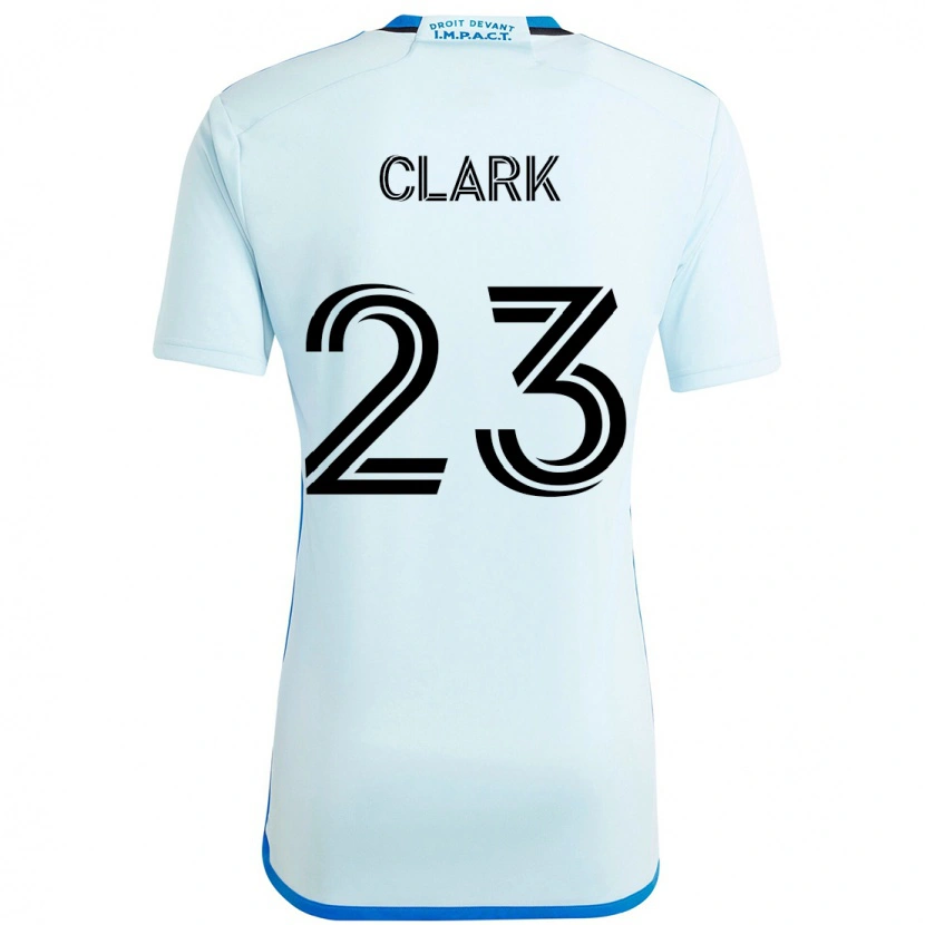 Danxen Mujer Camiseta Caden Clark #23 Azul Oscuro Negro 2ª Equipación 2025/26 La Camisa México