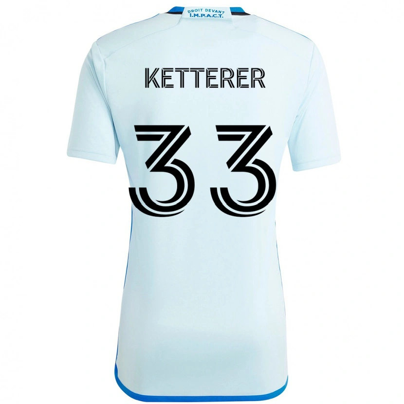 Danxen Mujer Camiseta Logan Ketterer #33 Azul Oscuro Negro 2ª Equipación 2025/26 La Camisa México