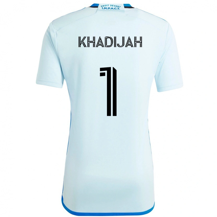 Danxen Mujer Camiseta Cissé Khadijah #1 Azul Celeste Azul Oscuro 2ª Equipación 2025/26 La Camisa México