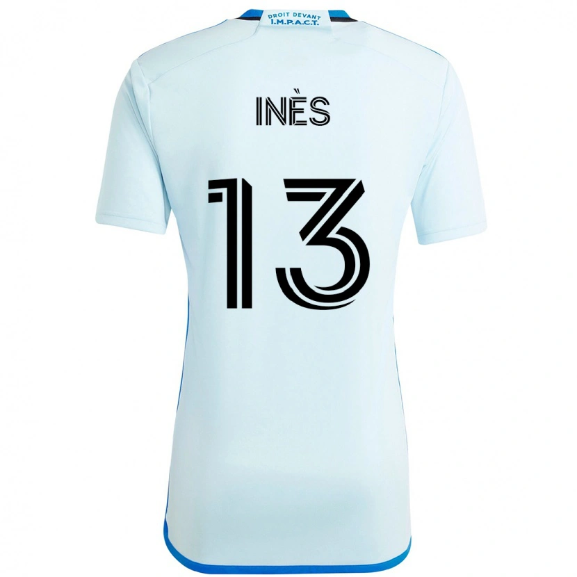 Danxen Mujer Camiseta Nourani Inès #13 Azul Oscuro Negro 2ª Equipación 2025/26 La Camisa México
