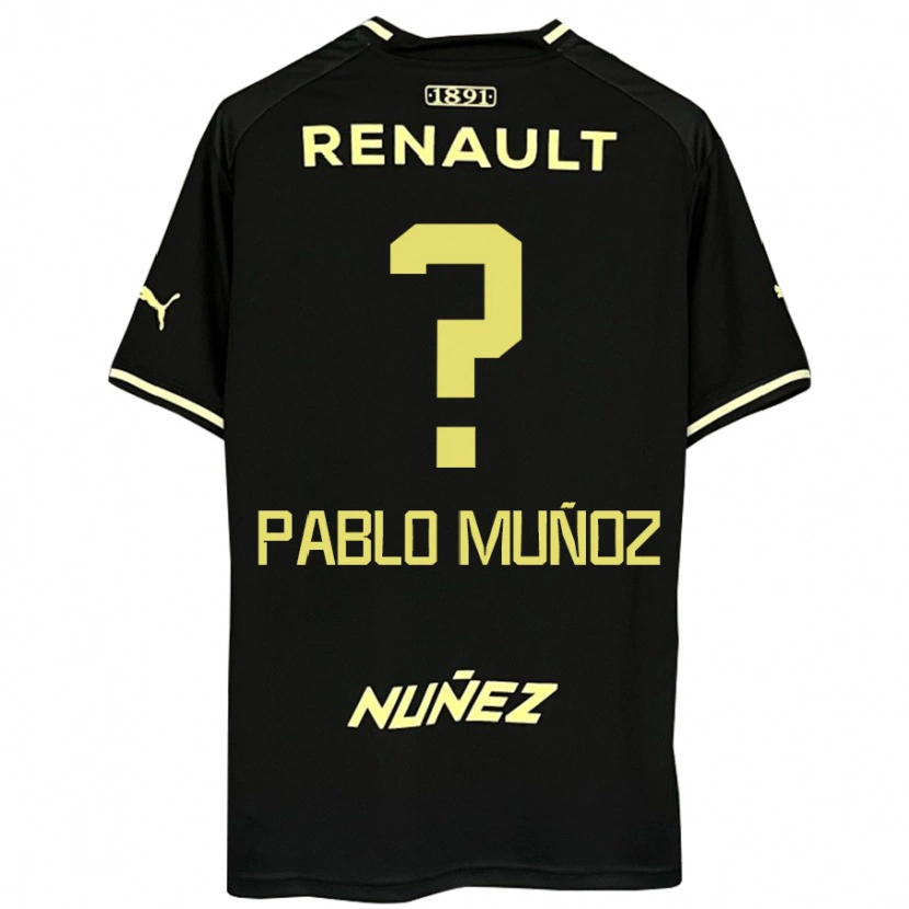 Danxen Mujer Camiseta Juan Pablo Muñoz #0 Amarillo Negro 2ª Equipación 2025/26 La Camisa México