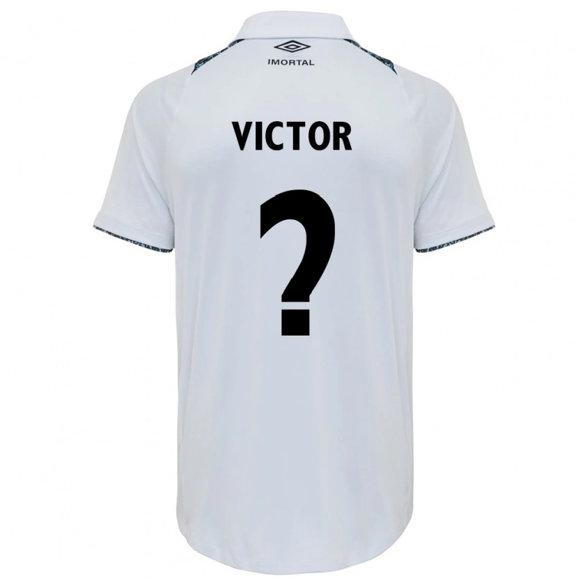 Danxen Mujer Camiseta João Victor #0 Blanco Azul 2ª Equipación 2025/26 La Camisa México