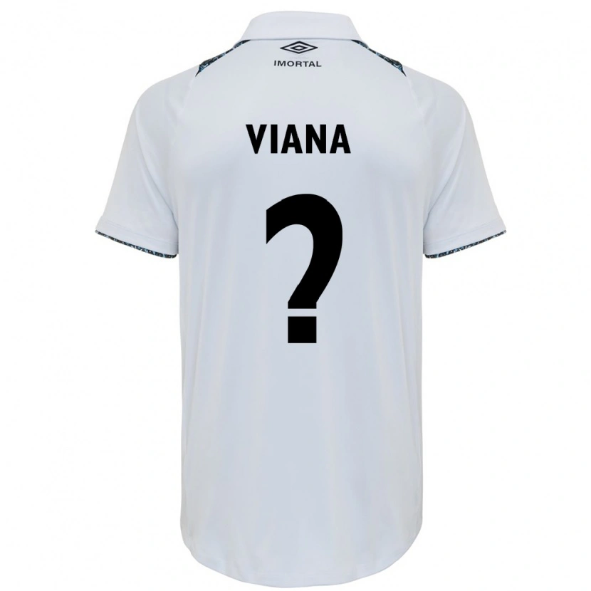 Danxen Mujer Camiseta Arthur Viana #0 Azul Negro Blanco 2ª Equipación 2025/26 La Camisa México