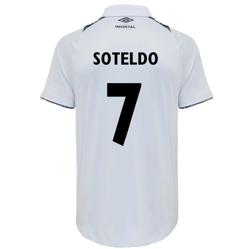 Danxen Mujer Camiseta Yeferson Soteldo #7 Azul Negro Blanco 2ª Equipación 2025/26 La Camisa México