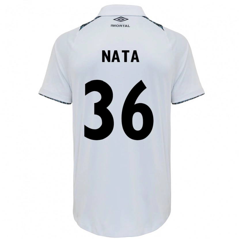 Danxen Mujer Camiseta Natã #36 Azul Negro Blanco 2ª Equipación 2025/26 La Camisa México