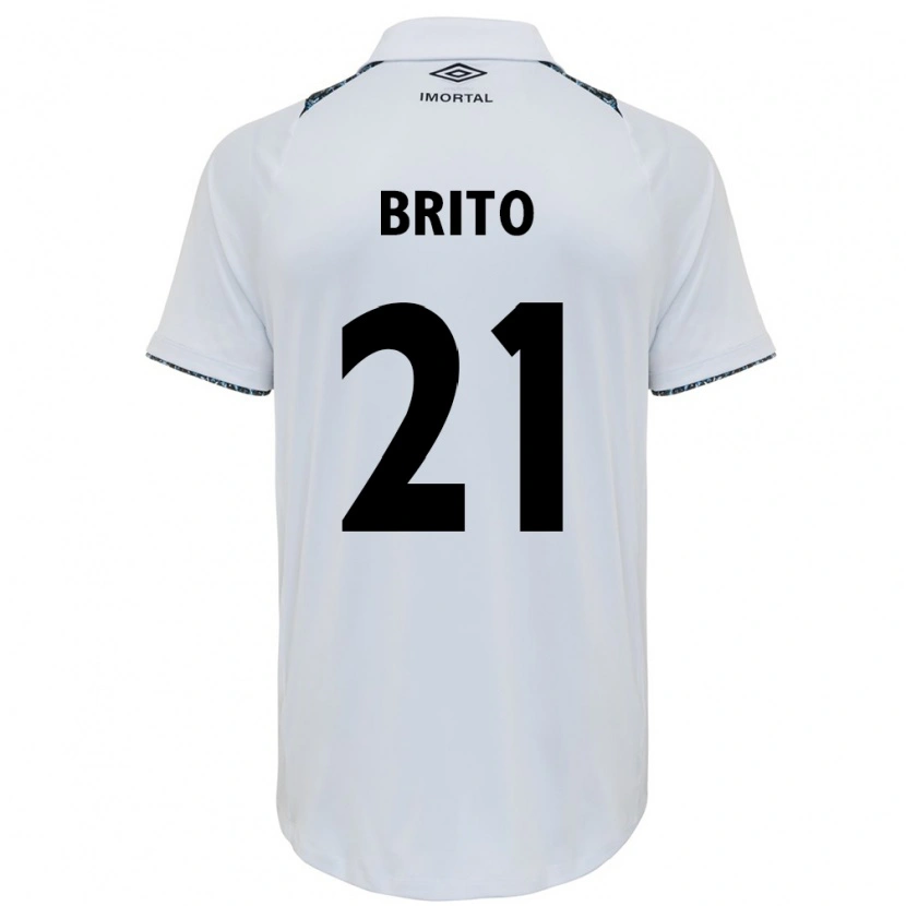 Danxen Mujer Camiseta Brito #21 Azul Negro Blanco 2ª Equipación 2025/26 La Camisa México