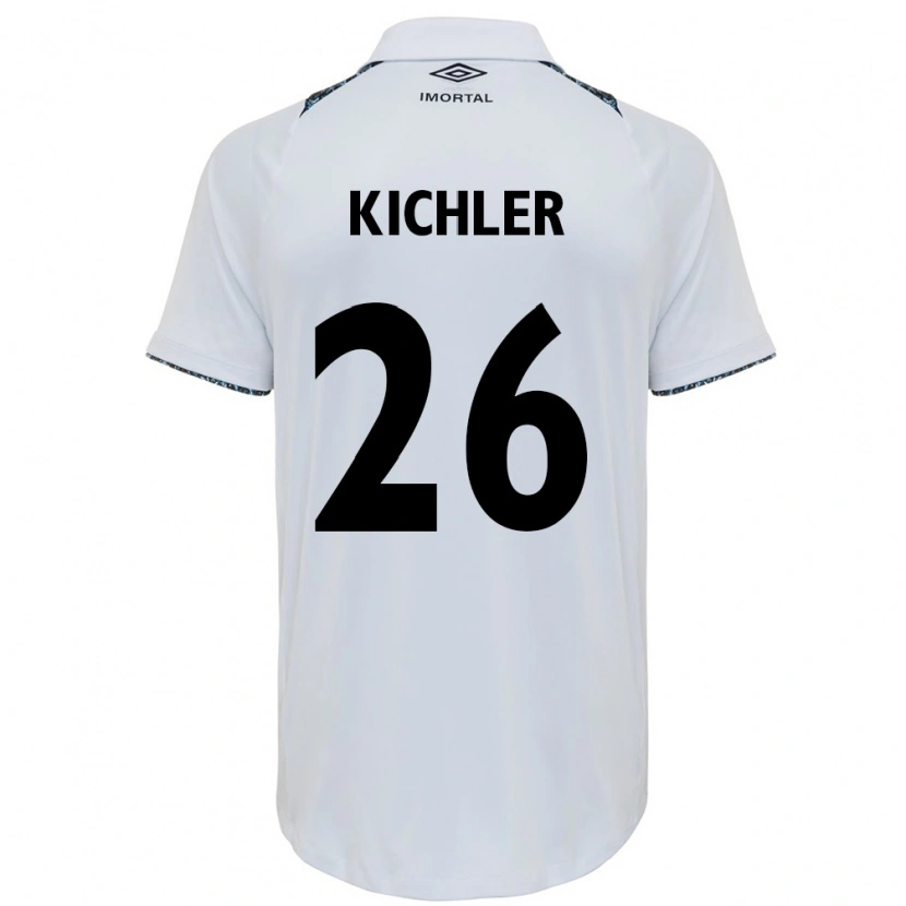Danxen Mujer Camiseta Paola Kichler #26 Azul Negro Blanco 2ª Equipación 2025/26 La Camisa México