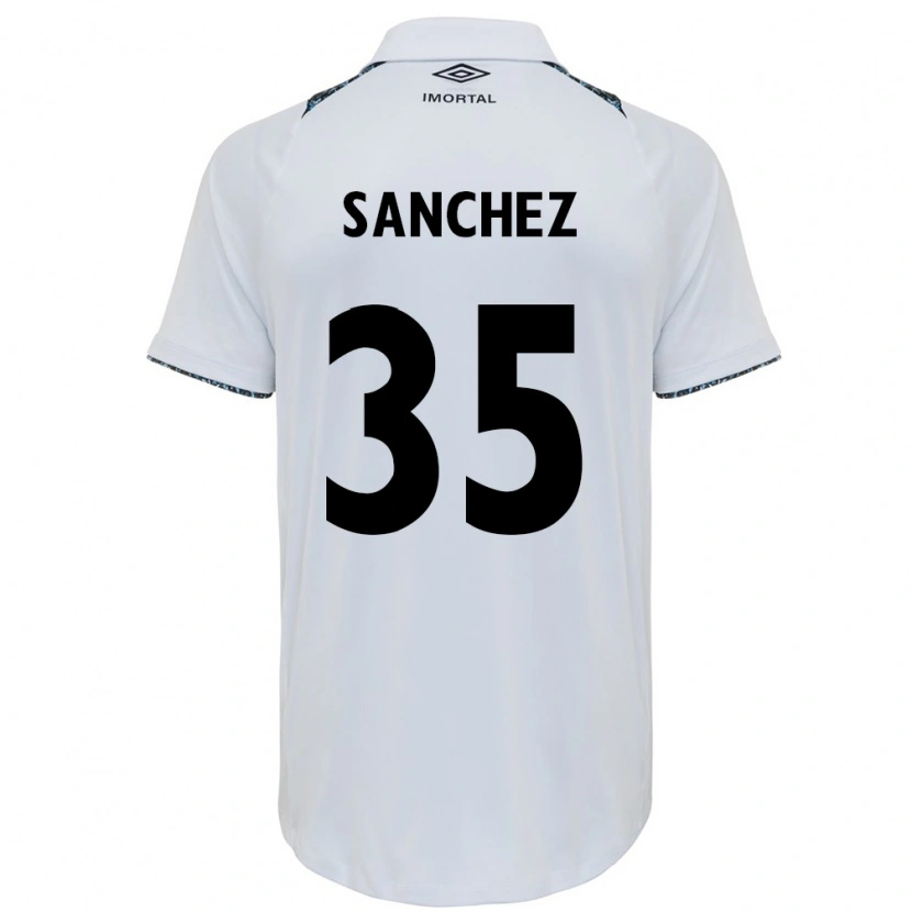 Danxen Mujer Camiseta Lari Sanchez #35 Azul Negro Blanco 2ª Equipación 2025/26 La Camisa México