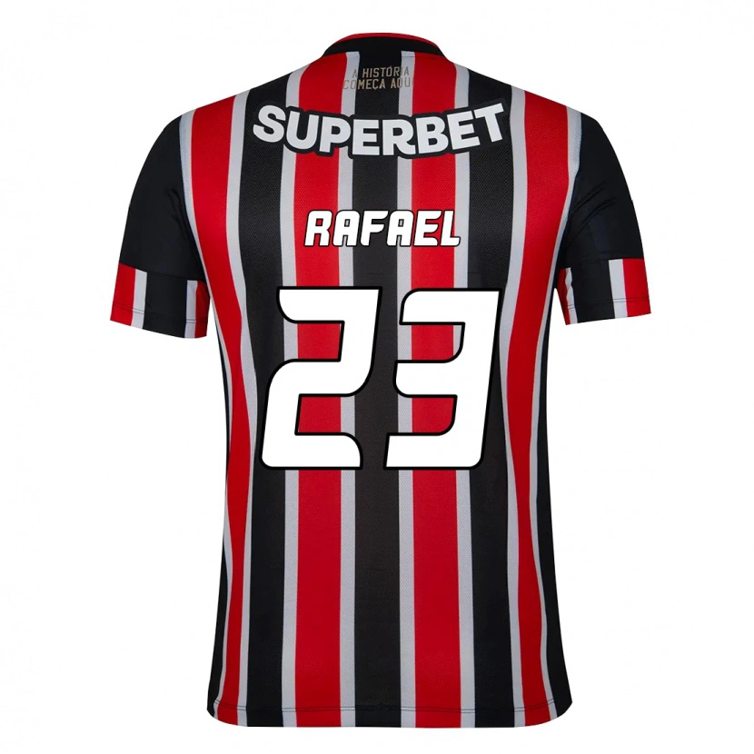 Danxen Mujer Camiseta Rafael #23 Negro Rojo 2ª Equipación 2025/26 La Camisa México