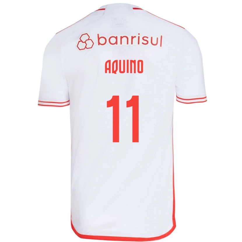Danxen Mujer Camiseta Belén Aquino #11 Rojo Blanco 2ª Equipación 2025/26 La Camisa México