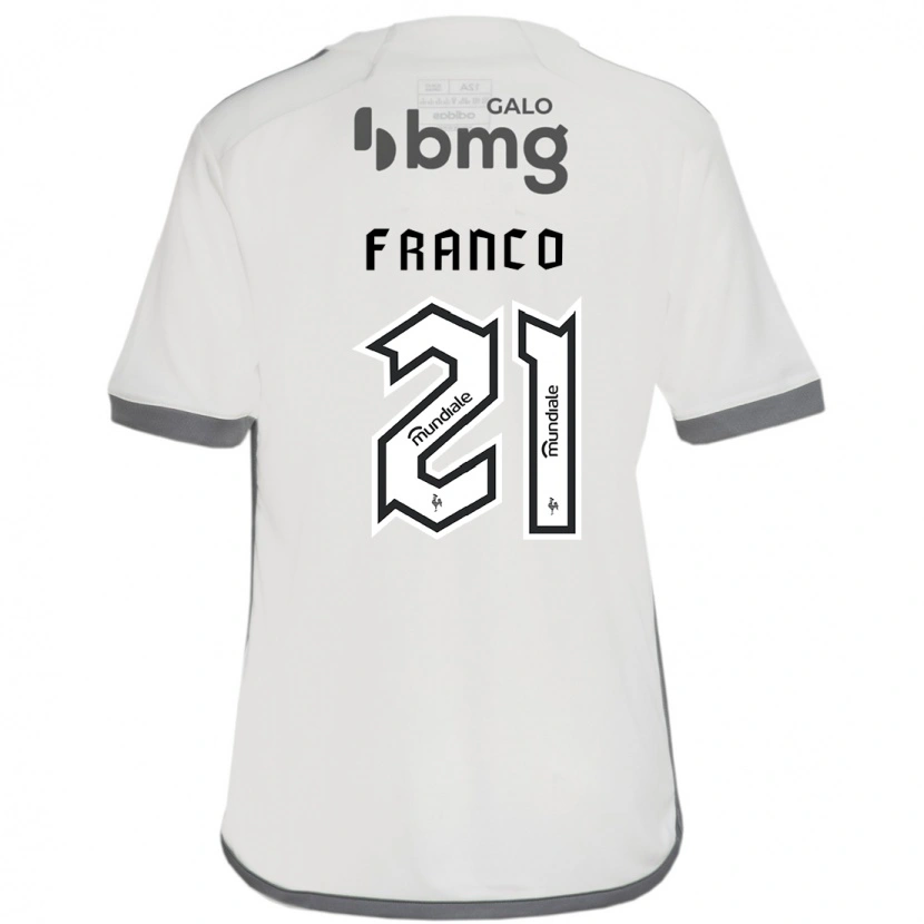 Danxen Mujer Camiseta Alan Franco #21 Blanquecino 2ª Equipación 2025/26 La Camisa México