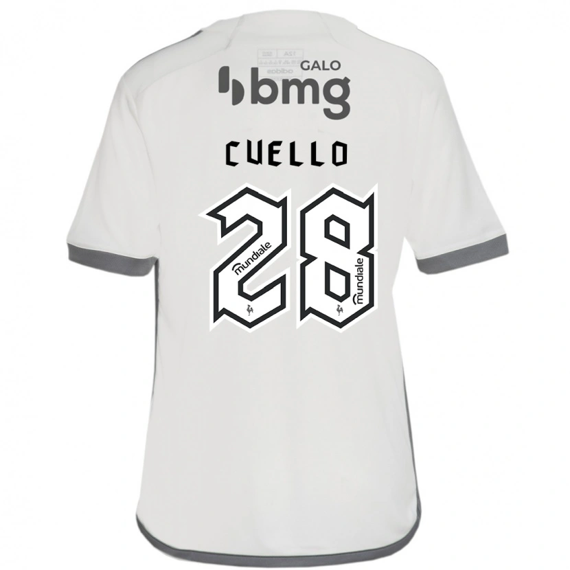 Danxen Mujer Camiseta Tomás Cuello #28 Blanquecino 2ª Equipación 2025/26 La Camisa México