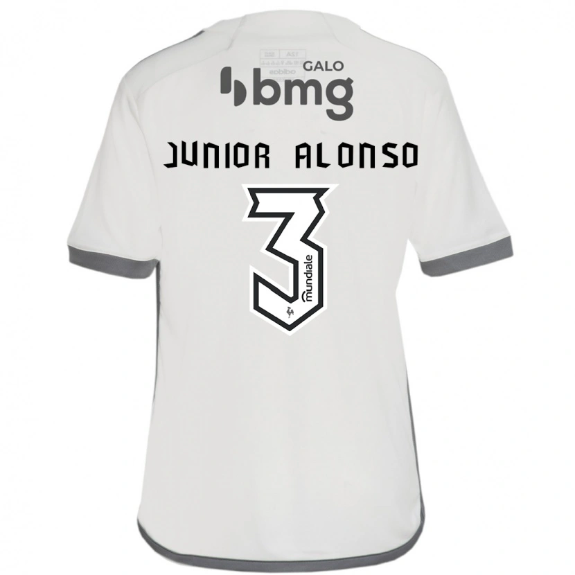 Danxen Mujer Camiseta Junior Alonso #3 Blanquecino 2ª Equipación 2025/26 La Camisa México