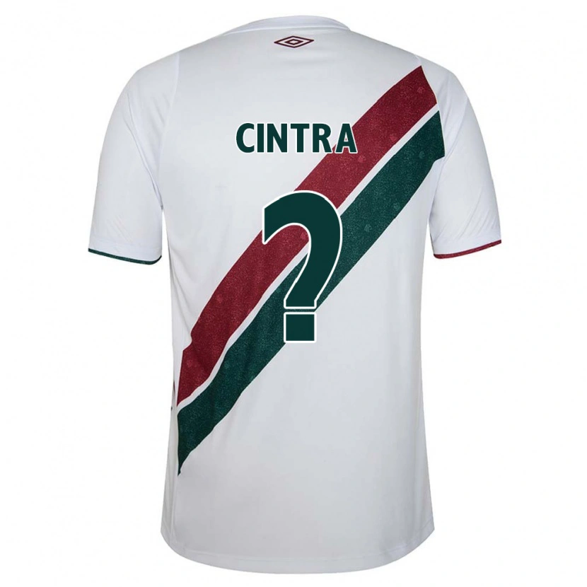 Danxen Mujer Camiseta Gustavo Cintra #0 Verde Granate Blanco 2ª Equipación 2025/26 La Camisa México