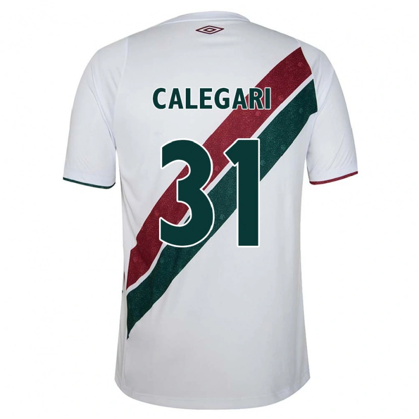 Danxen Mujer Camiseta Calegari #31 Verde Granate Blanco 2ª Equipación 2025/26 La Camisa México
