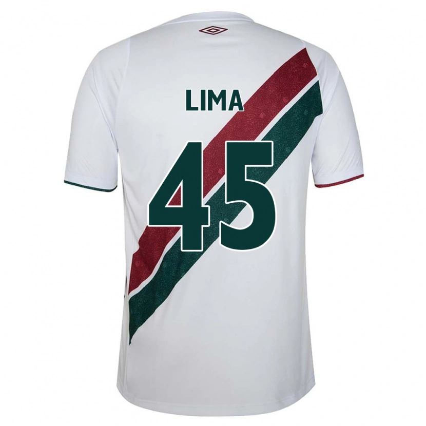 Danxen Mujer Camiseta Lima #45 Blanco Verde Granate 2ª Equipación 2025/26 La Camisa México