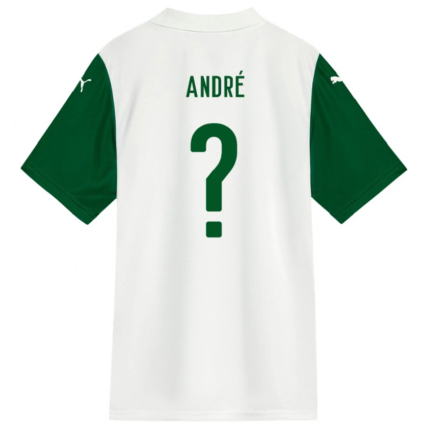 Danxen Mujer Camiseta Vitor André #0 Blanco Verde 2ª Equipación 2025/26 La Camisa México
