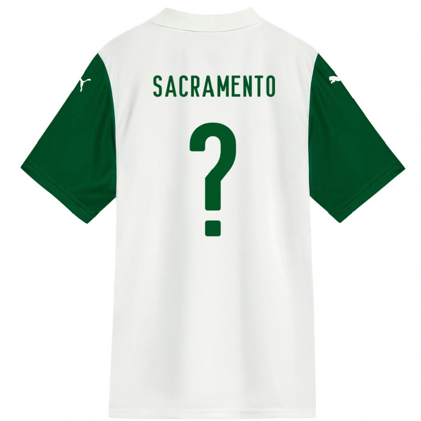 Danxen Mujer Camiseta Wendell Sacramento #0 Blanco Verde 2ª Equipación 2025/26 La Camisa México
