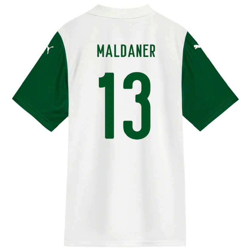 Danxen Mujer Camiseta Pati Maldaner #13 Blanco Verde 2ª Equipación 2025/26 La Camisa México