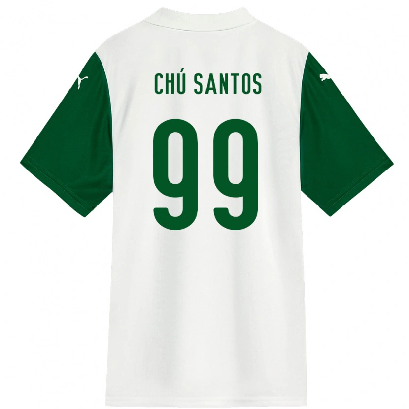 Danxen Mujer Camiseta Chú Santos #99 Verde Blanco 2ª Equipación 2025/26 La Camisa México