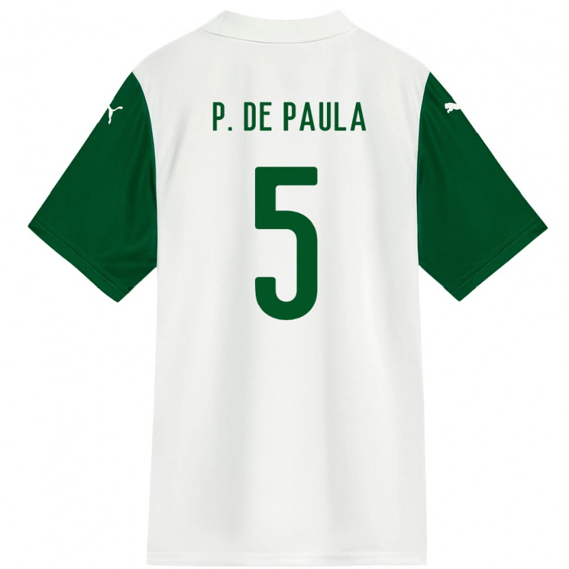 Danxen Mujer Camiseta Patrick De Paula #5 Verde Blanco 2ª Equipación 2025/26 La Camisa México