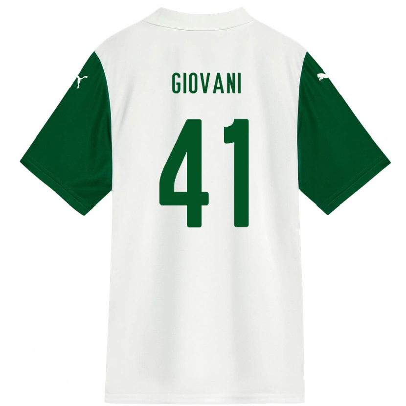 Danxen Mujer Camiseta Giovani #41 Verde Blanco 2ª Equipación 2025/26 La Camisa México