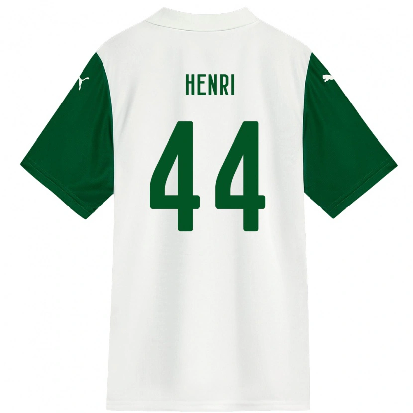 Danxen Mujer Camiseta Henri #44 Verde Blanco 2ª Equipación 2025/26 La Camisa México