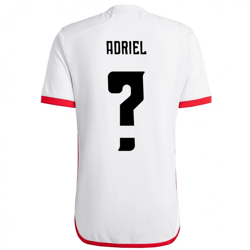 Danxen Mujer Camiseta Adriel #0 Rojo Negro 2ª Equipación 2025/26 La Camisa México
