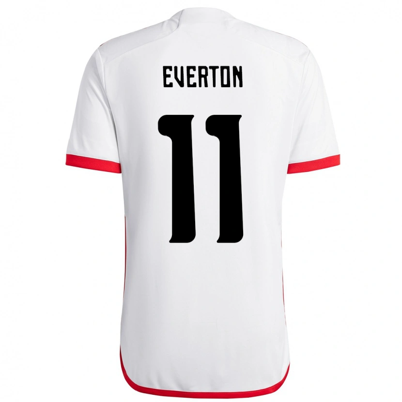 Danxen Mujer Camiseta Everton #11 Rojo Negro 2ª Equipación 2025/26 La Camisa México