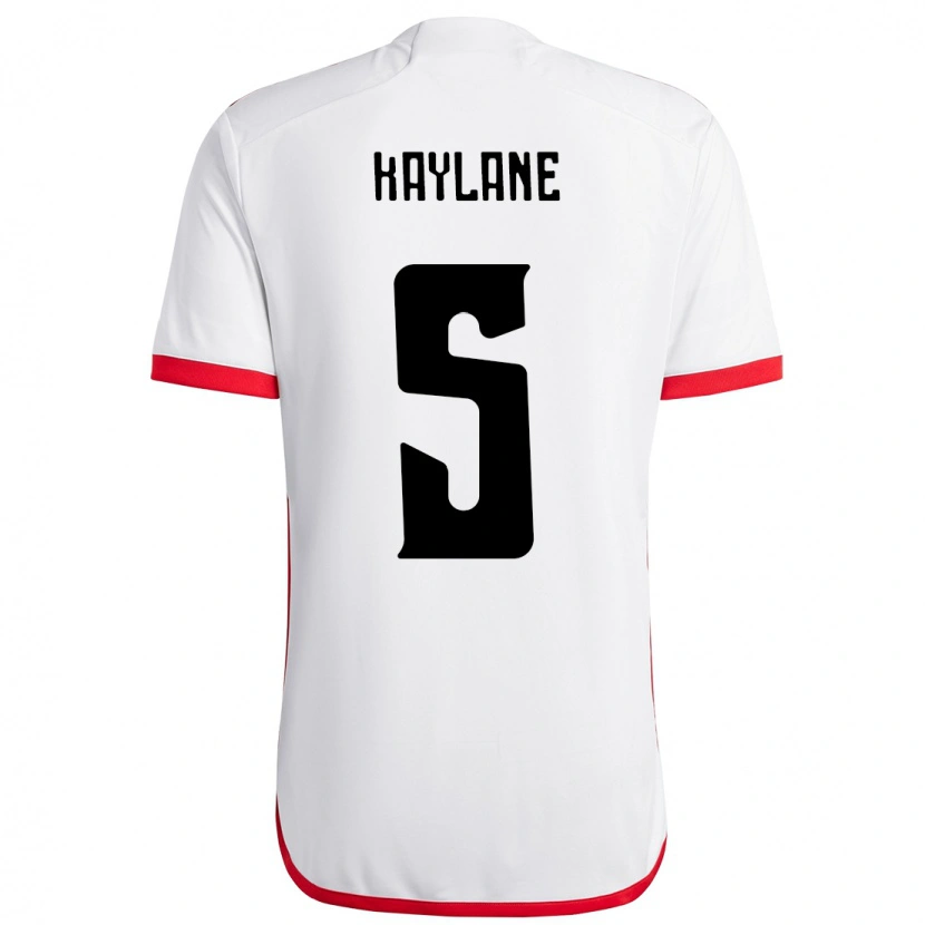 Danxen Mujer Camiseta Kaylane #5 Rojo Negro 2ª Equipación 2025/26 La Camisa México