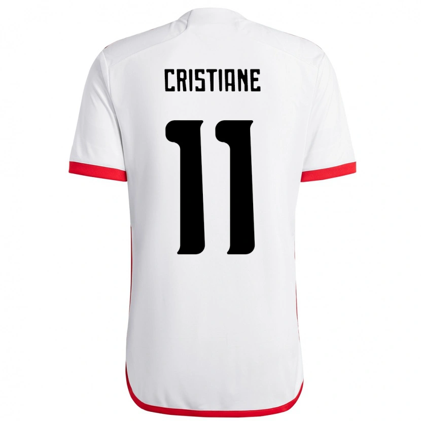 Danxen Mujer Camiseta Cristiane #11 Rojo Negro 2ª Equipación 2025/26 La Camisa México